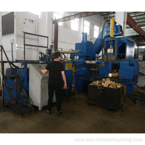 Horizontal Scrap Briquette Press Maker for Steel